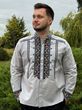 Чоловіча вишиванка &laquo;Гірська симфонія&raquo; сіра