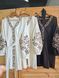 Біла сукня-вишиванка з коричнево-бежевою вишивкою хрестиком &laquo;Квіткова спадщина&raquo; 5709-Б-01 фото 18