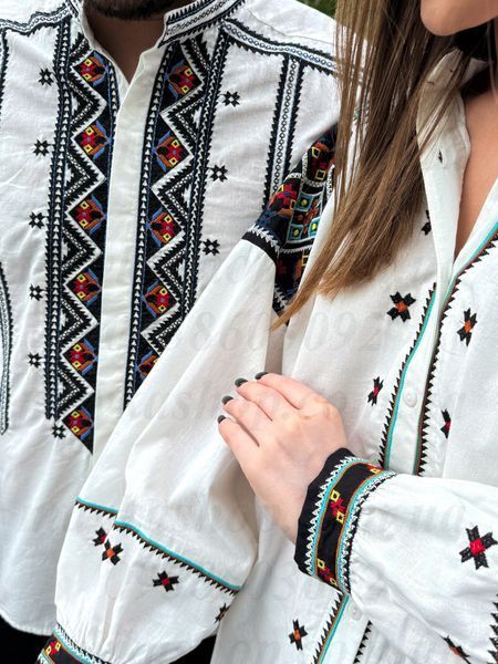 Вишиванки чоловіча B010 і жіноча 5665 B010-Б+5665-Б фото