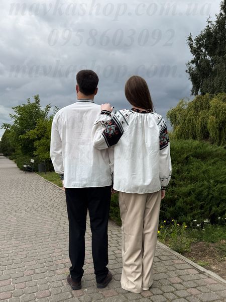 Вишиванки чоловіча B010 і жіноча 5665 B010-Б+5665-Б фото