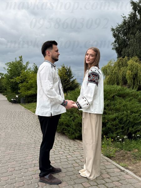 Вишиванки чоловіча B010 і жіноча 5665 B010-Б+5665-Б фото