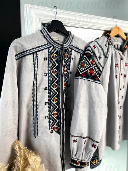 Вишиванки чоловіча B010 і жіноча 5665 B010-СР+5665-СР фото