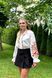 Жіноча вишиванка "Квітковий Розмай" 5775-БЧ-03 фото 4